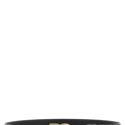 Dolce & Gabbana Black Calfskin Regular Belt