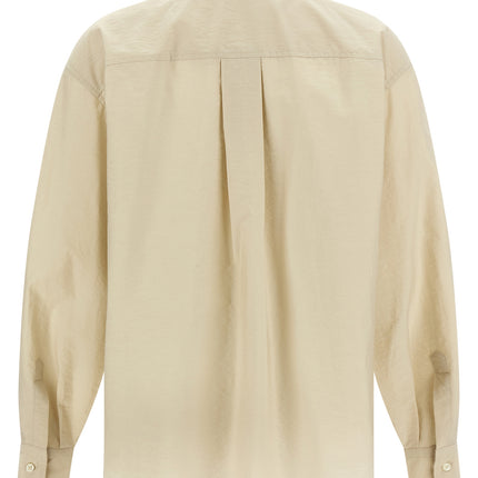 Brunello Cucinelli Beige Cotton Blouse