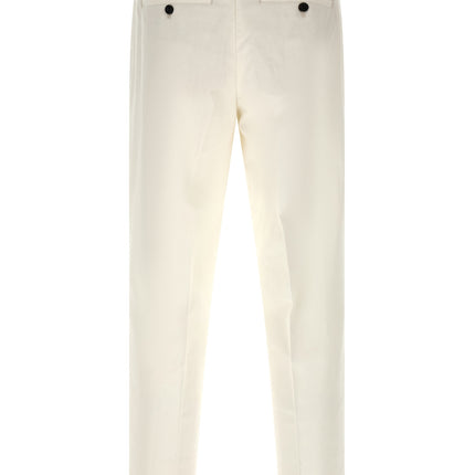 Department 5 White Cotton Casual Pants