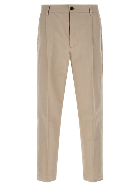 Department 5 Beige Cotton Casual Pants