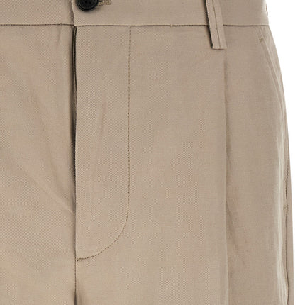 Department 5 Beige Cotton Casual Pants
