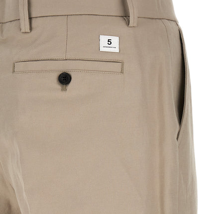 Department 5 Beige Cotton Casual Pants
