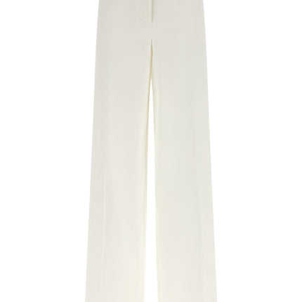 PINKO White Linen Casual Pants