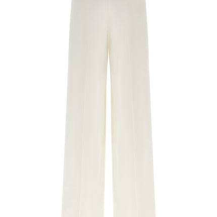 PINKO White Linen Casual Pants