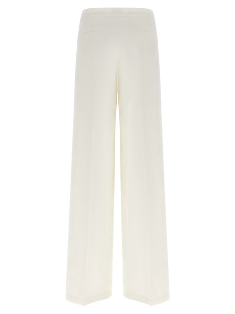 PINKO White Linen Casual Pants