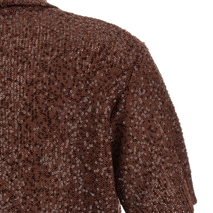 Brunello Cucinelli Brown Linen Polo Shirt