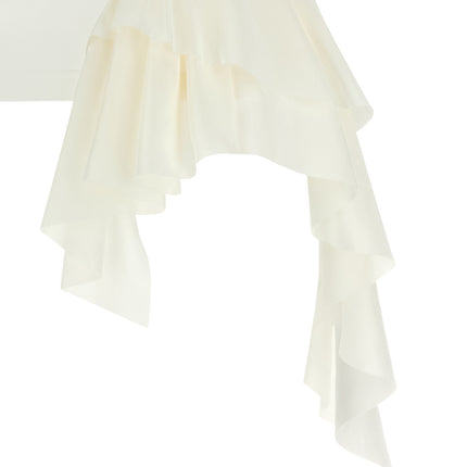 Alexander McQueen White Cotton Tank Tops
