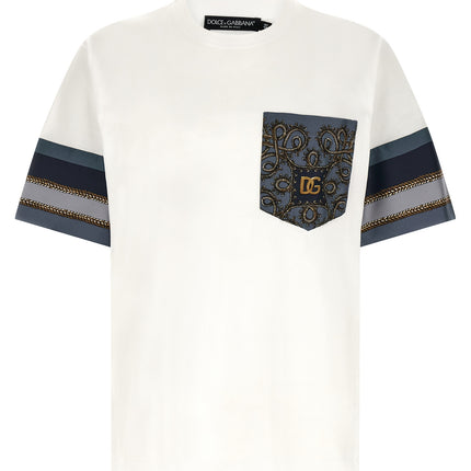 Dolce & Gabbana White Cotton T-Shirt