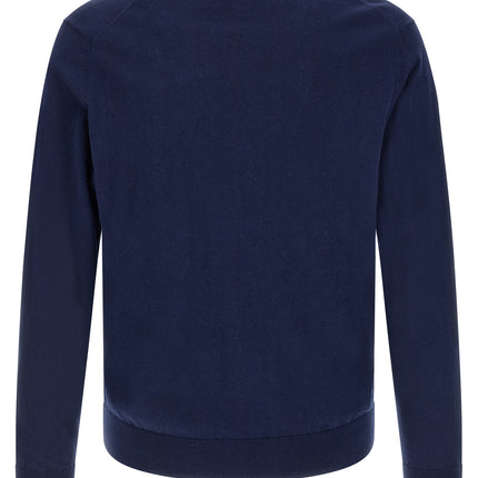 Ballantyne Blue Cotton Cardigan