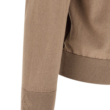 Ballantyne Brown Cotton Cardigan
