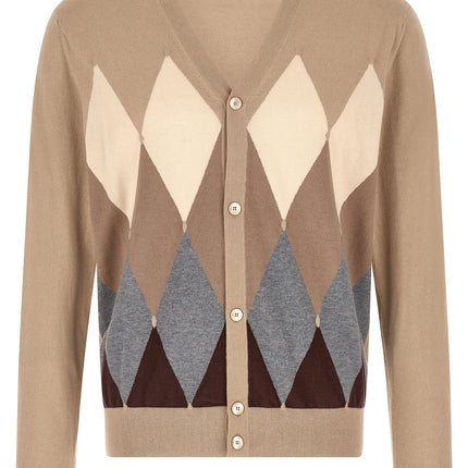 Ballantyne Beige Cotton Cardigan