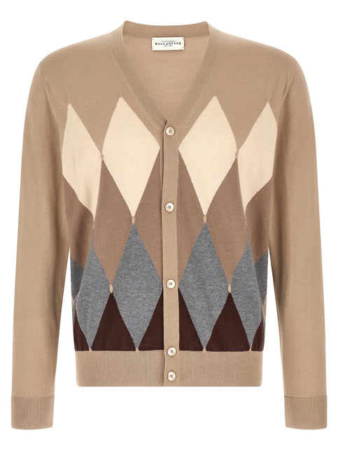 Ballantyne Beige Cotton Cardigan