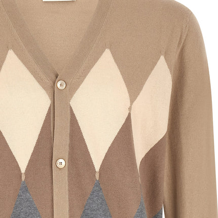 Ballantyne Beige Cotton Cardigan