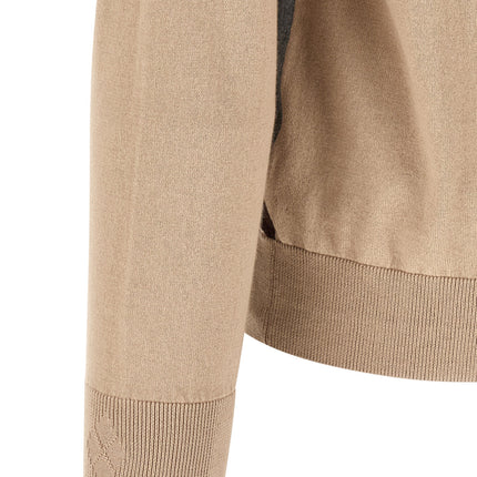 Ballantyne Beige Cotton Cardigan