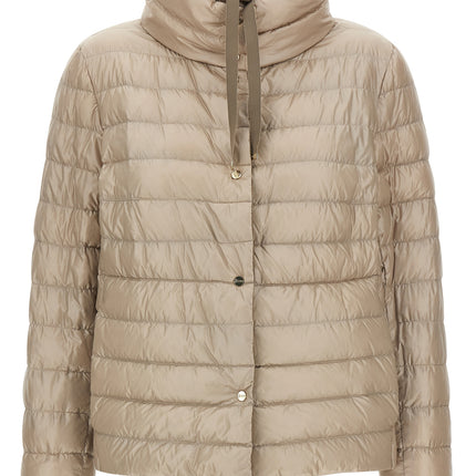 Herno Brown Polyamide Full-Length Jacket