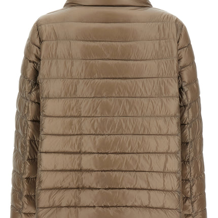 Herno Brown Polyamide Full-Length Jacket