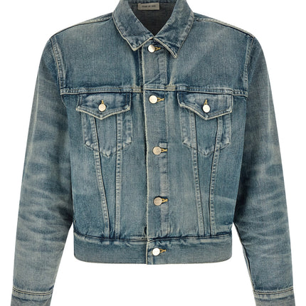 Fear Of God Blue Cotton Denim Jacket