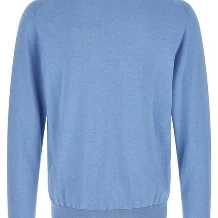 Ballantyne Blue Cotton Cardigan