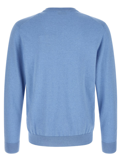 Ballantyne Blue Cotton Cardigan