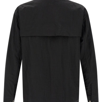 LAMINAR Black Polyamide Full-Length Jacket