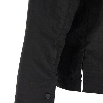LAMINAR Black Polyamide Full-Length Jacket