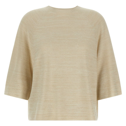 Fabiana Filippi Gold Cotton Cardigan