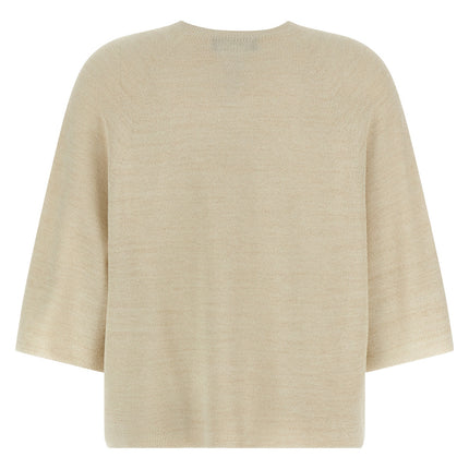 Fabiana Filippi Gold Cotton Cardigan