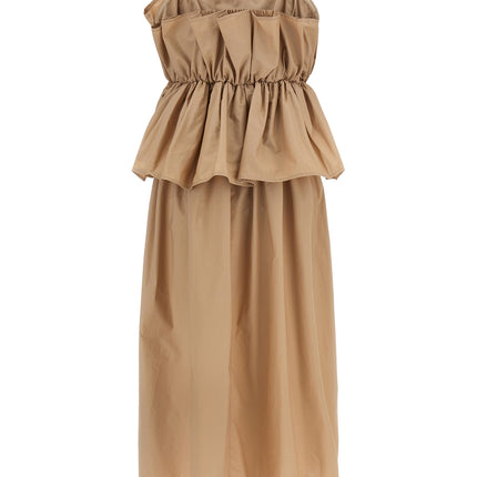 Twinset Beige Cotton Long Dress