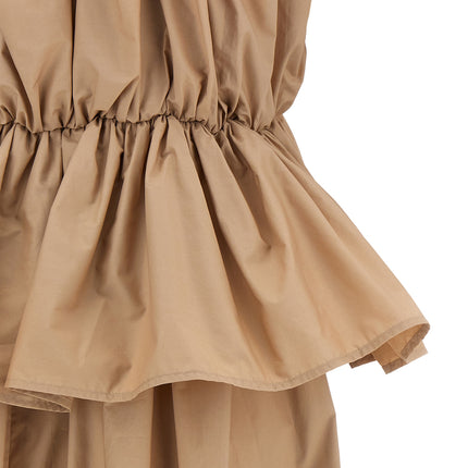 Twinset Beige Cotton Long Dress