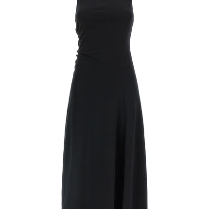 Alexander McQueen Black Cotton Long Dress