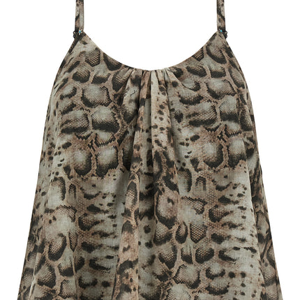 PINKO Gray Cotton Blouse