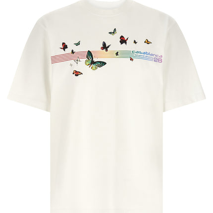 Casablanca White Organic Cotton T-Shirt