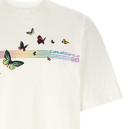 Casablanca White Organic Cotton T-Shirt