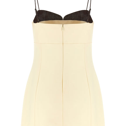 Entire Studios Beige Cotton Short Dress