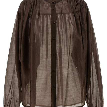 Twinset Brown Lycra Blouse
