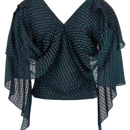 Kiko Kostadinov Blue Modal Blouse