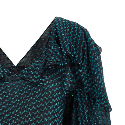 Kiko Kostadinov Blue Modal Blouse