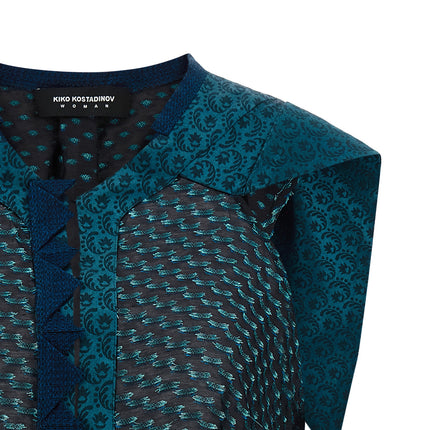 Kiko Kostadinov Blue Modal Shirt