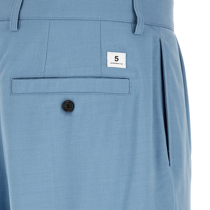 Department 5 Blue Polyester Chino Pants