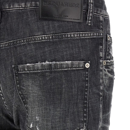 Dsquared² Gray Cotton Relaxed Fit Jeans