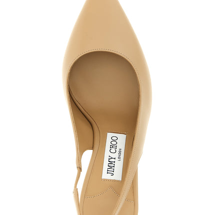 Jimmy Choo Beige Leather High Heel Pumps
