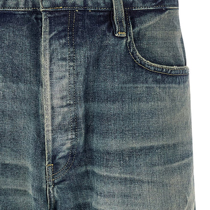Fear Of God Blue Cotton Straight-Leg Jeans