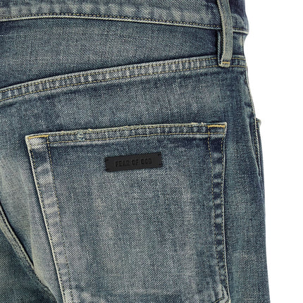Fear Of God Blue Cotton Straight-Leg Jeans