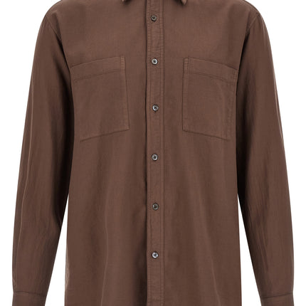 CELLAR DOOR Brown Cotton Blouse