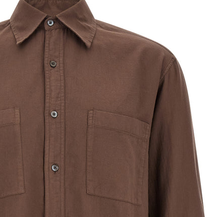 CELLAR DOOR Brown Cotton Blouse