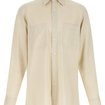 CELLAR DOOR Beige Cotton Blouse