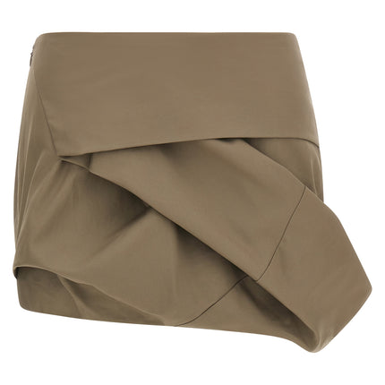 Entire Studios Gray Cotton Long Skirt