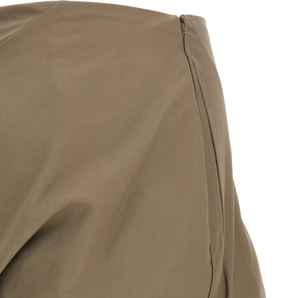Entire Studios Gray Cotton Long Skirt