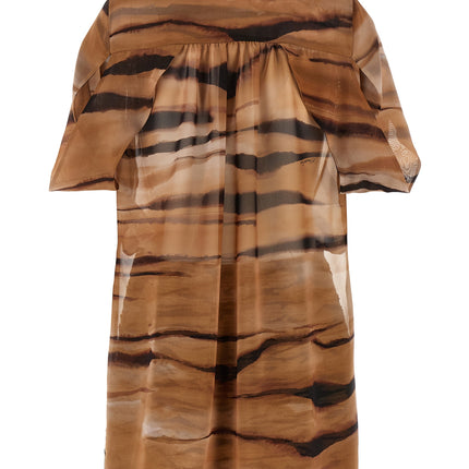 Elisabetta Franchi Brown Polyester Short Dress
