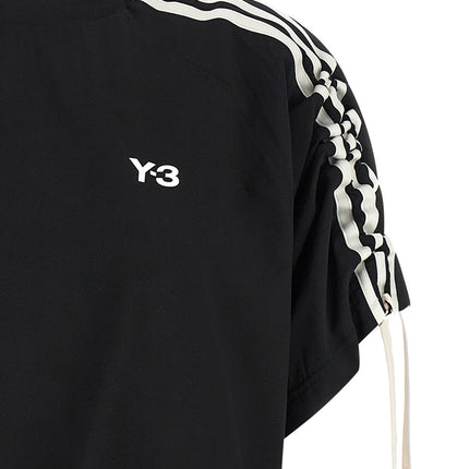 Y-3 Black Polyester Short Dress